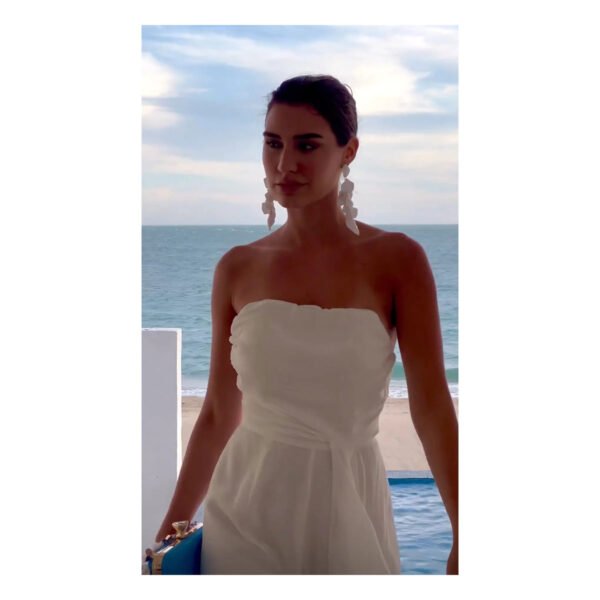 Aubrey White Jumpsuit - Image 3