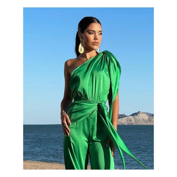 Felicia Green Jumpsuit - Image 2