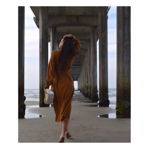 Pemma Camel Dress - Image 2
