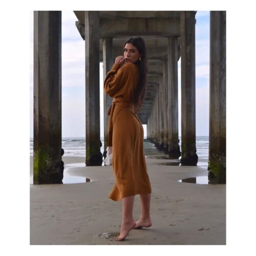 Pemma Camel Dress - Image 3