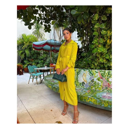 Sarabel Lime Dress