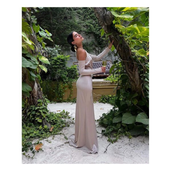 Elda Champagne Dress - Image 5