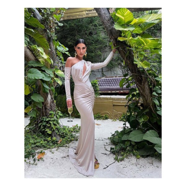 Elda Champagne Dress