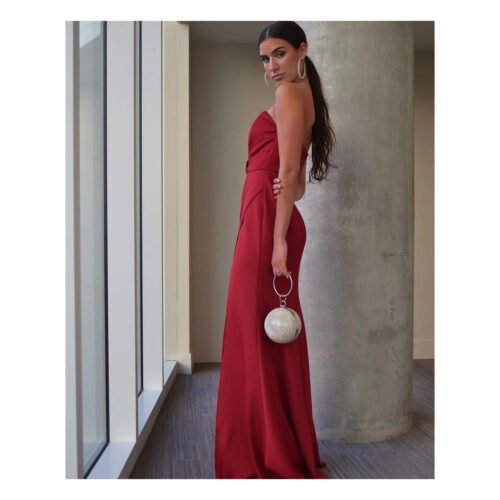 Heart Maxi Red Dress - Image 2