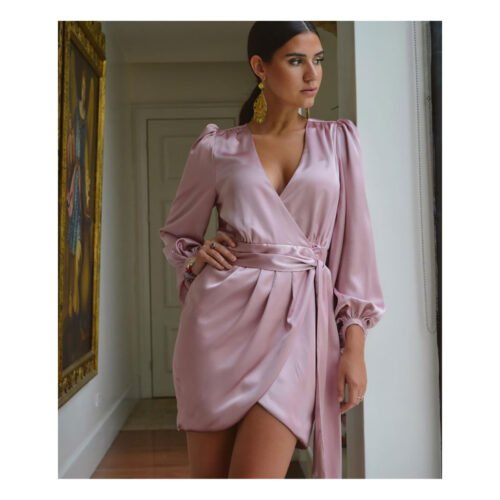 Rimini Satin Dress - Image 5