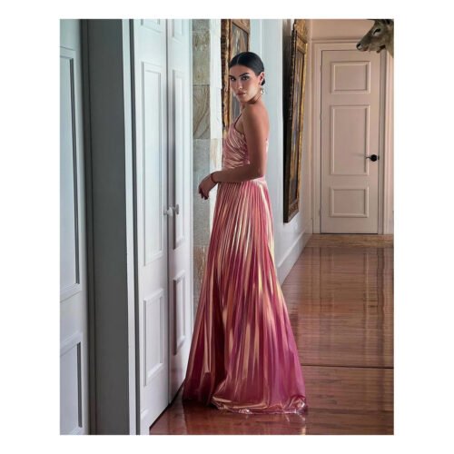 Saliha Metallic Dress - Image 9