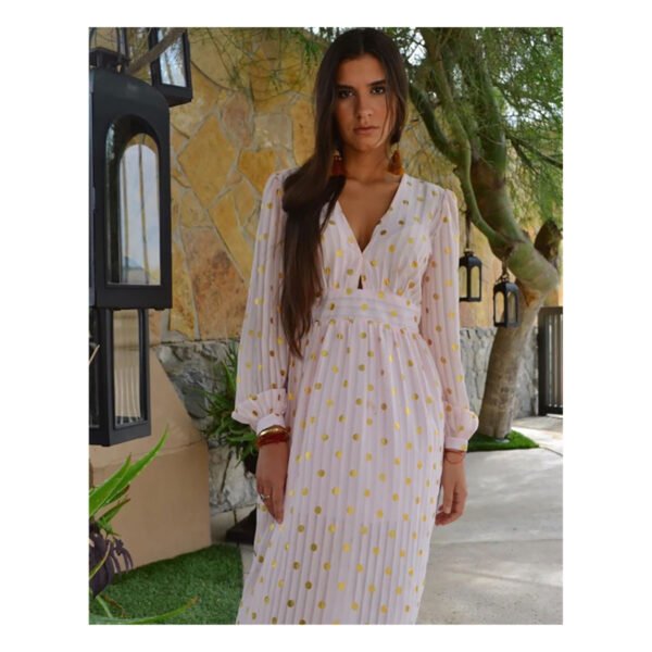 Sandy Polka Pink Dress - Image 2
