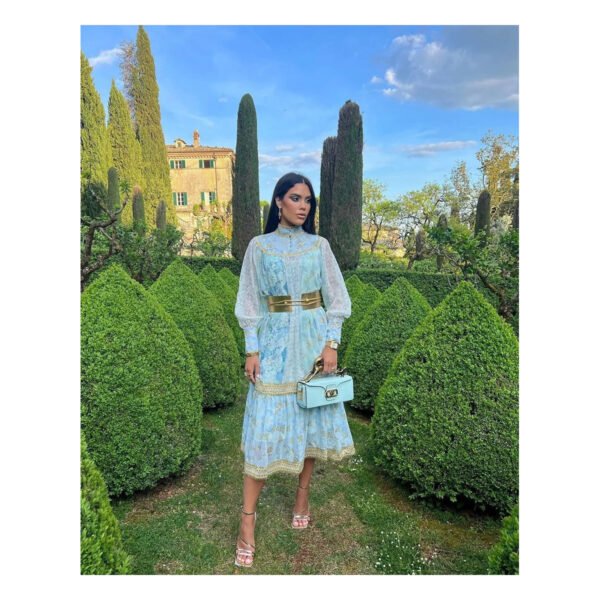 Tuscany Blue Dress - Image 4