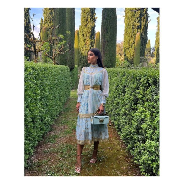Tuscany Blue Dress - Image 5