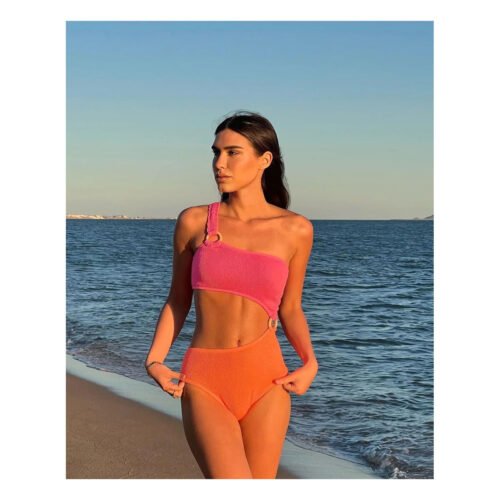 Ithaisa Pink & Orange One Piece - Image 3
