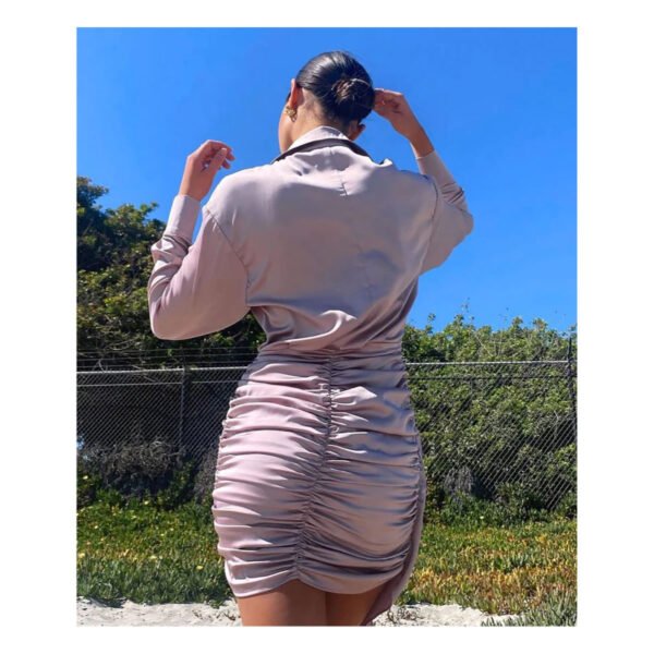Zaira Satin Dress - Image 2