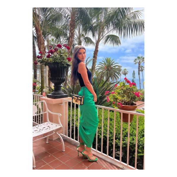 Zarina Green Skirt - Image 3