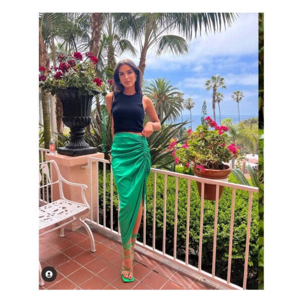 Zarina Green Skirt