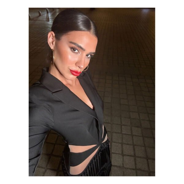 Edelina Black Dress - Image 2