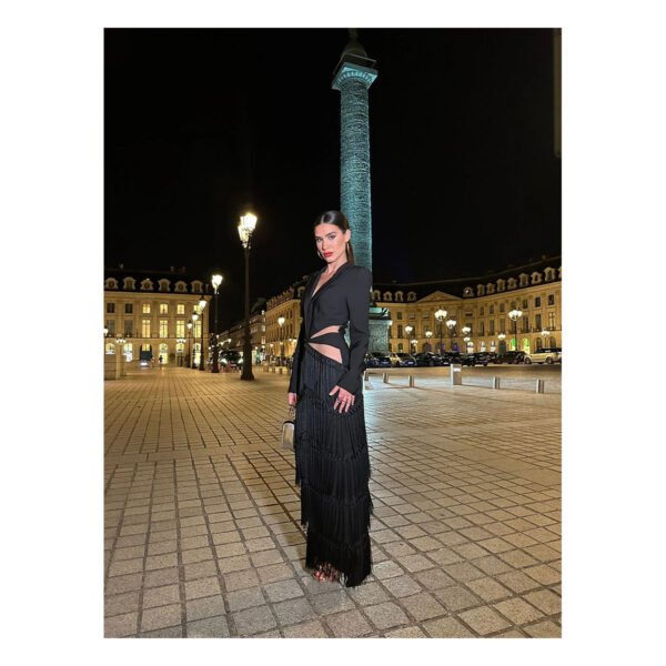 Edelina Black Dress - Image 4