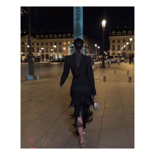 Edelina Black Dress - Image 5