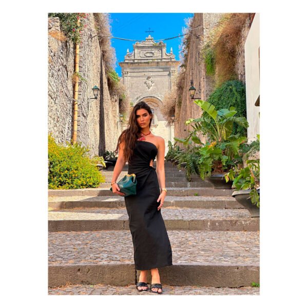 Galia Black Dress