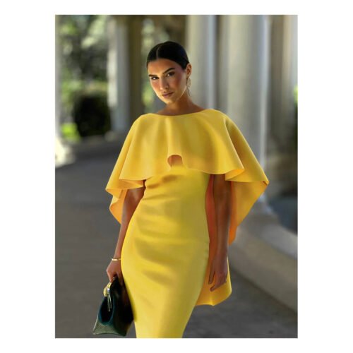 Silke Yellow Dress - Image 5