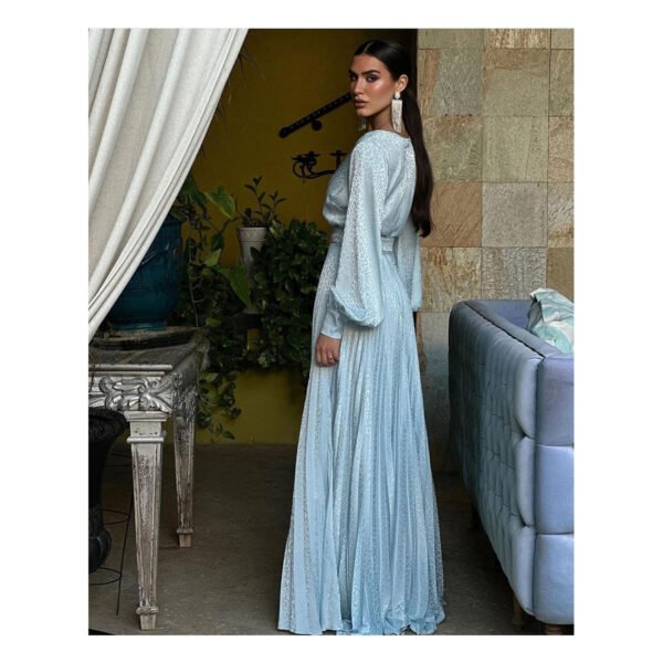 Helen Blue Dress - Image 3