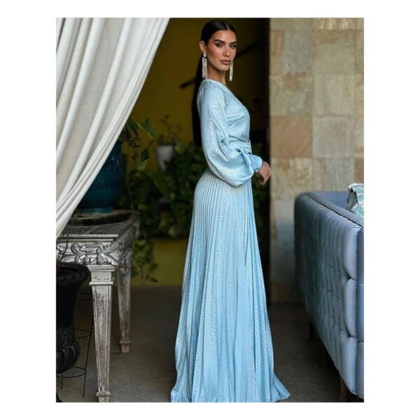 Helen Blue Dress - Image 4