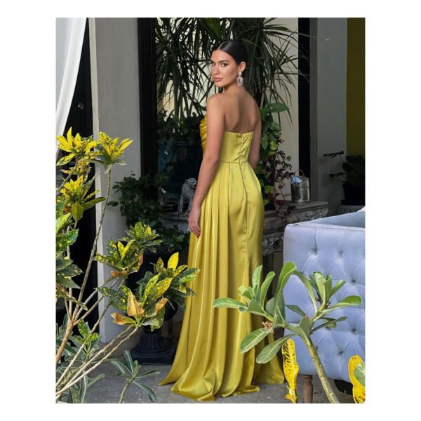 Moneyba Golden/Mustard Dress - Image 5