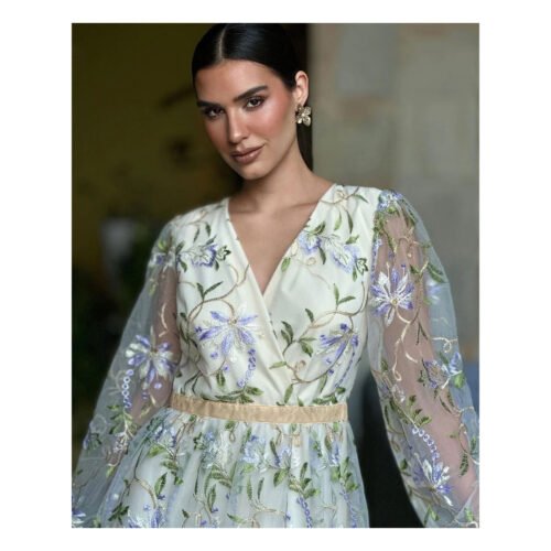 Oseisis Floral Dress - Image 3