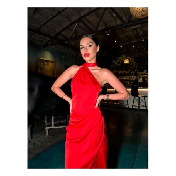 Alice Red Midi Dress