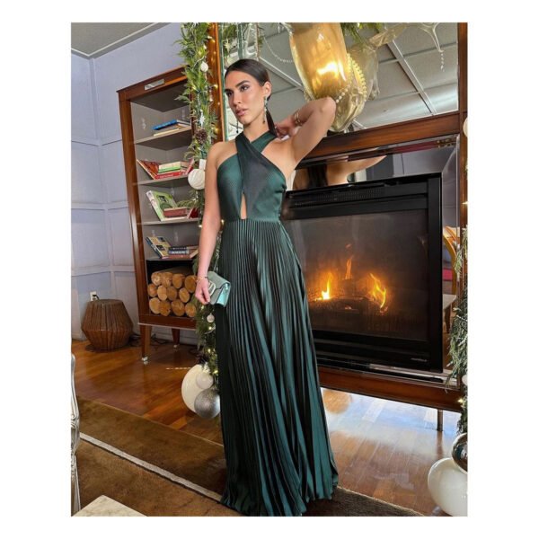 Keyra Green Dress - Image 5