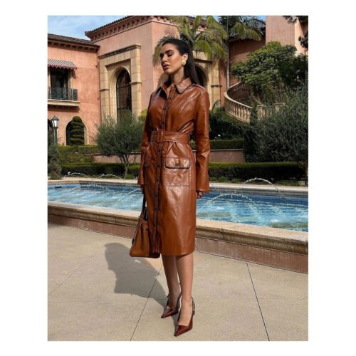Lleana Brown Coat - Image 5