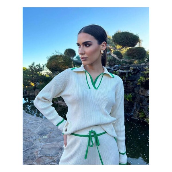 Aindrea Ivory/Green Set - Image 2