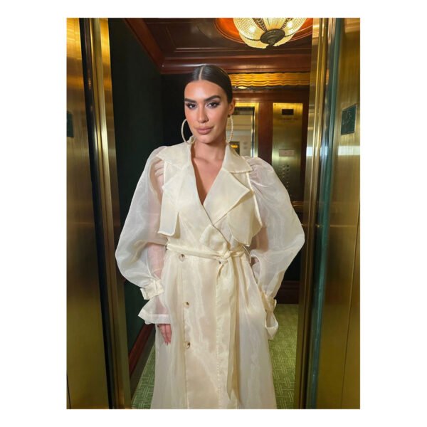 Anuska Cream Coat - Image 2