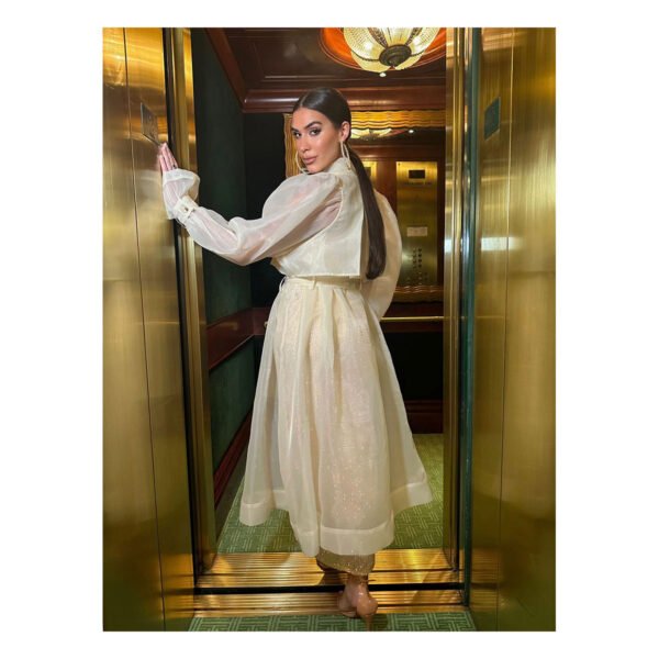 Anuska Cream Coat - Image 3