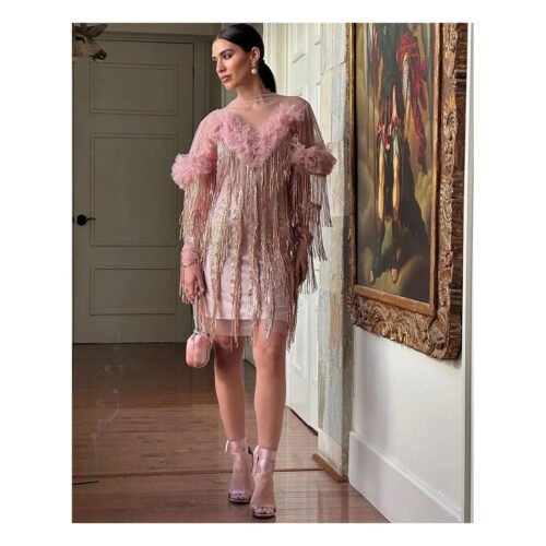 Bendite Pink Sequin Dress - Image 3