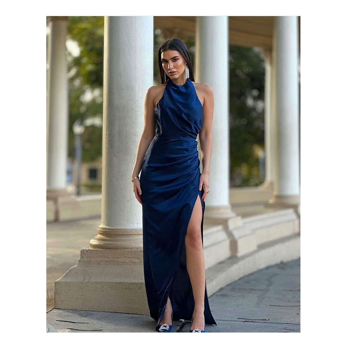 Nanete Satin Dress