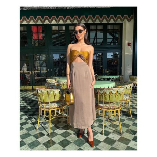 Antonetta Mosha & Mustard Dress - Image 3