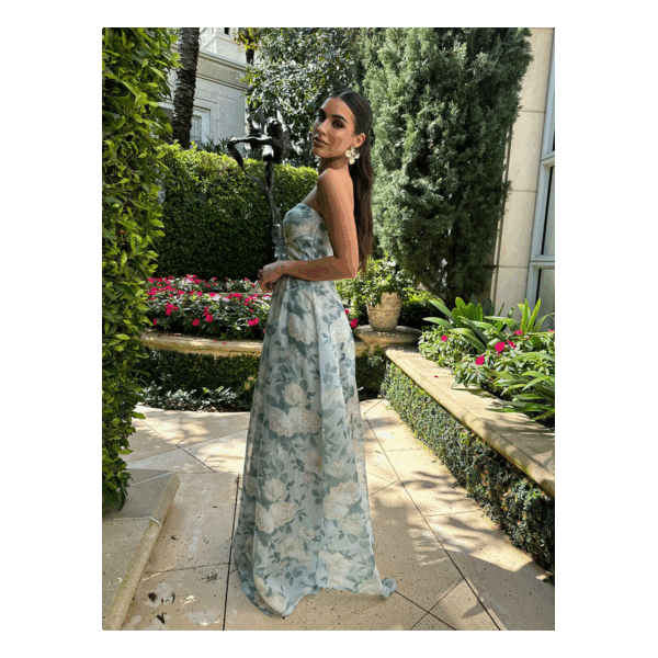 Bunni Light Blue Floral Dress - Image 5