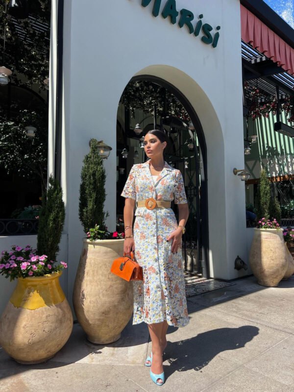 Caramel Midi Dress - Image 5