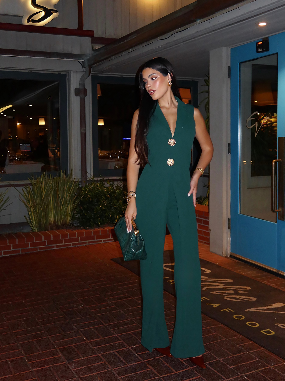 San Remo Green Jumpsuit